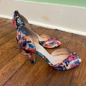 Chelsea Crew multi colored heels